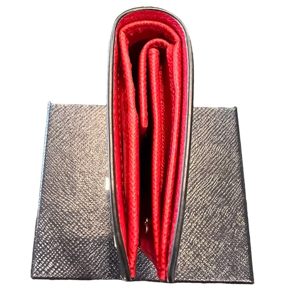 PRADA - 2019 Collection by Miuccia Prada & Raf Simons Frankenstein Rose Wallet - Picture 8 of 10